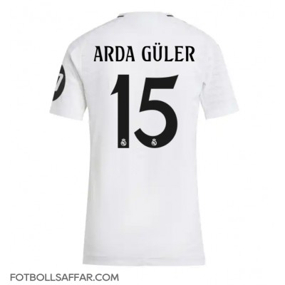Real Madrid Arda Guler #15 Hemmatröja Dam 2024-25 Kortärmad Real Madrid Arda Guler #15 Hemmatröja Dam 2024-25 Kortärmad